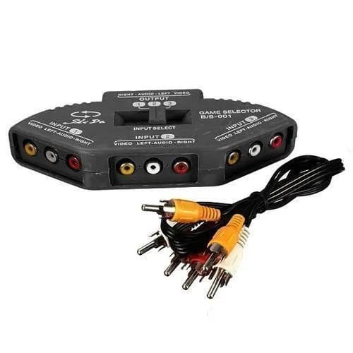 3 Way Av Rca Switch Selector
