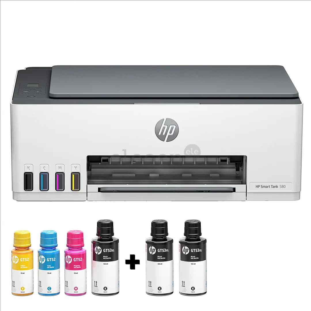 Hp Smart Tank 580 All In One Print Scan Copy Wireless Printer