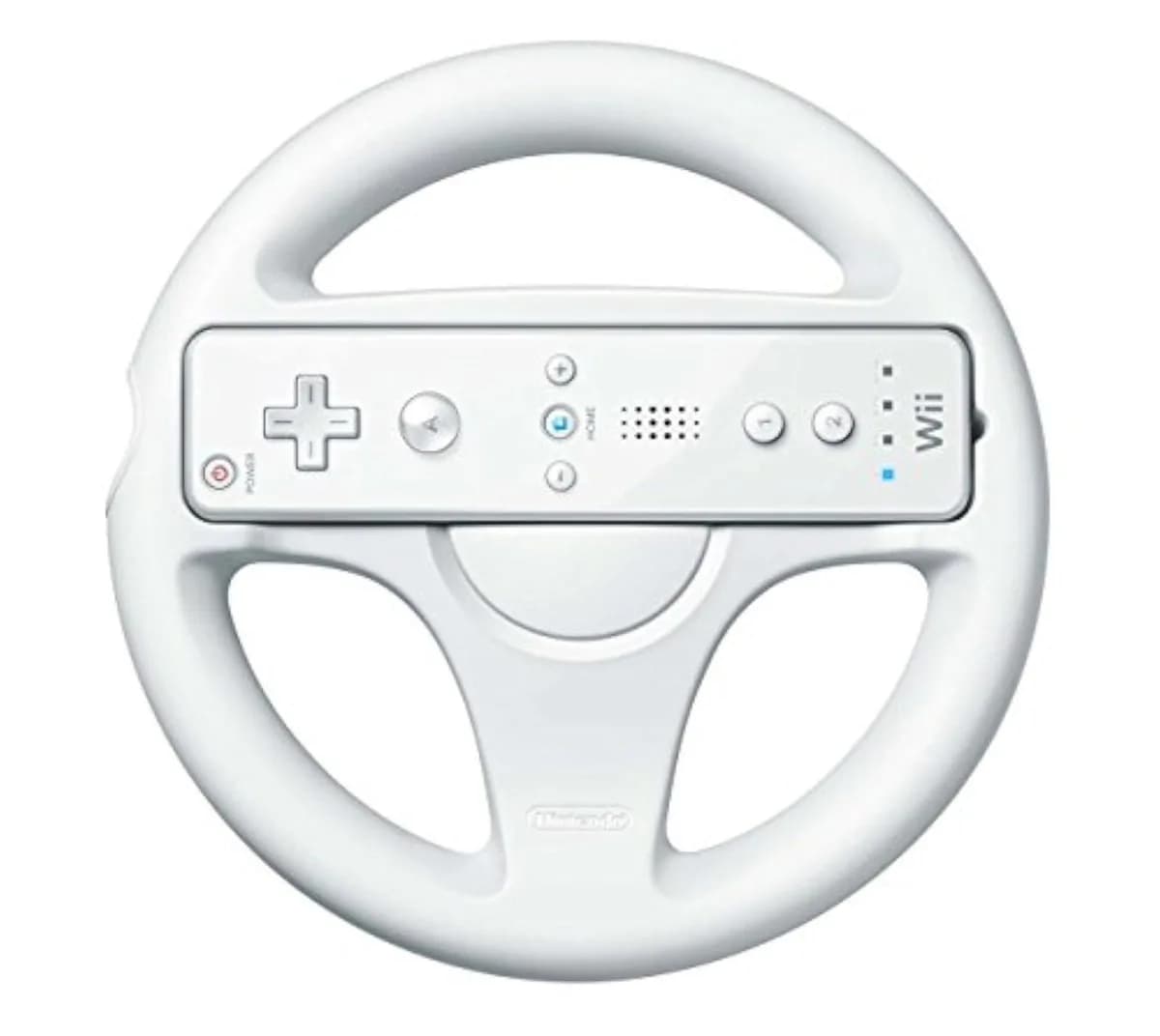 Nintendo Wii Racing Steering Wheel - White