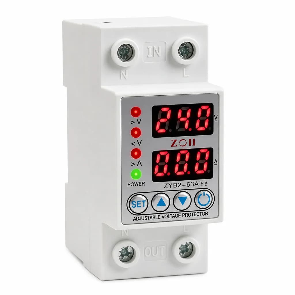 Blue Gate Current and Voltage Protector 63A 220VAC