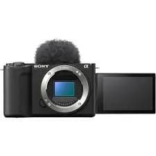 Sony Alpha ZV-E10 - APS-C Interchangeable Lens Mirrorless Vlog Camera Kit - Black | Features a 24.2-megapixel approx, Large-Format Image Sensor