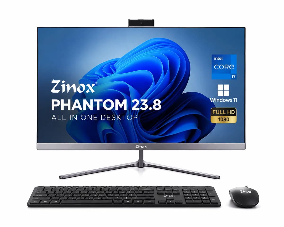 Zinox Phantom 23.8 Core i7 Windows 11 All in One Desktop