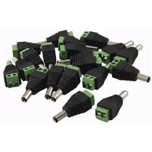 10-pieces Cctv Power Plugs For Surveillance Camera