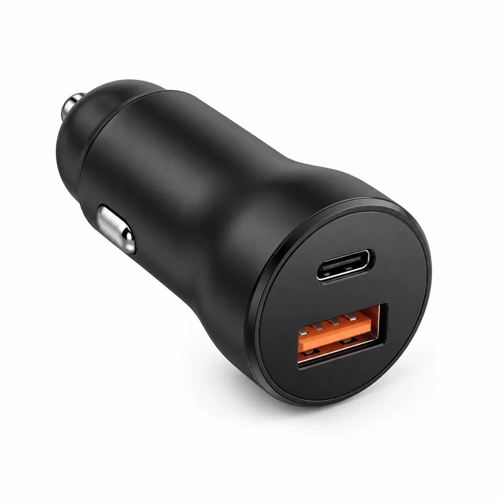 USB amp USB PD 45W Car Charger