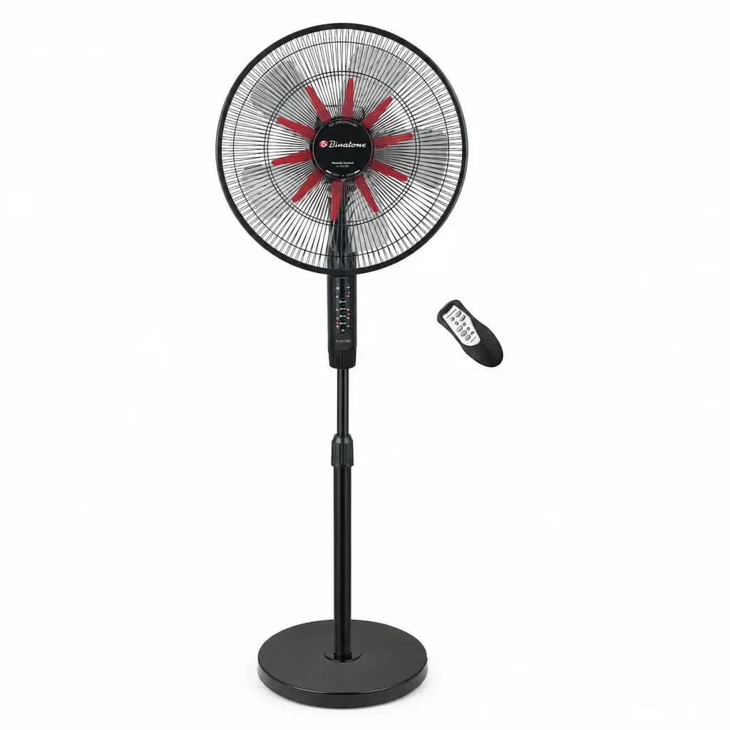 Binatone 16-inch Standing Fan With Remote Control - a-1612rc