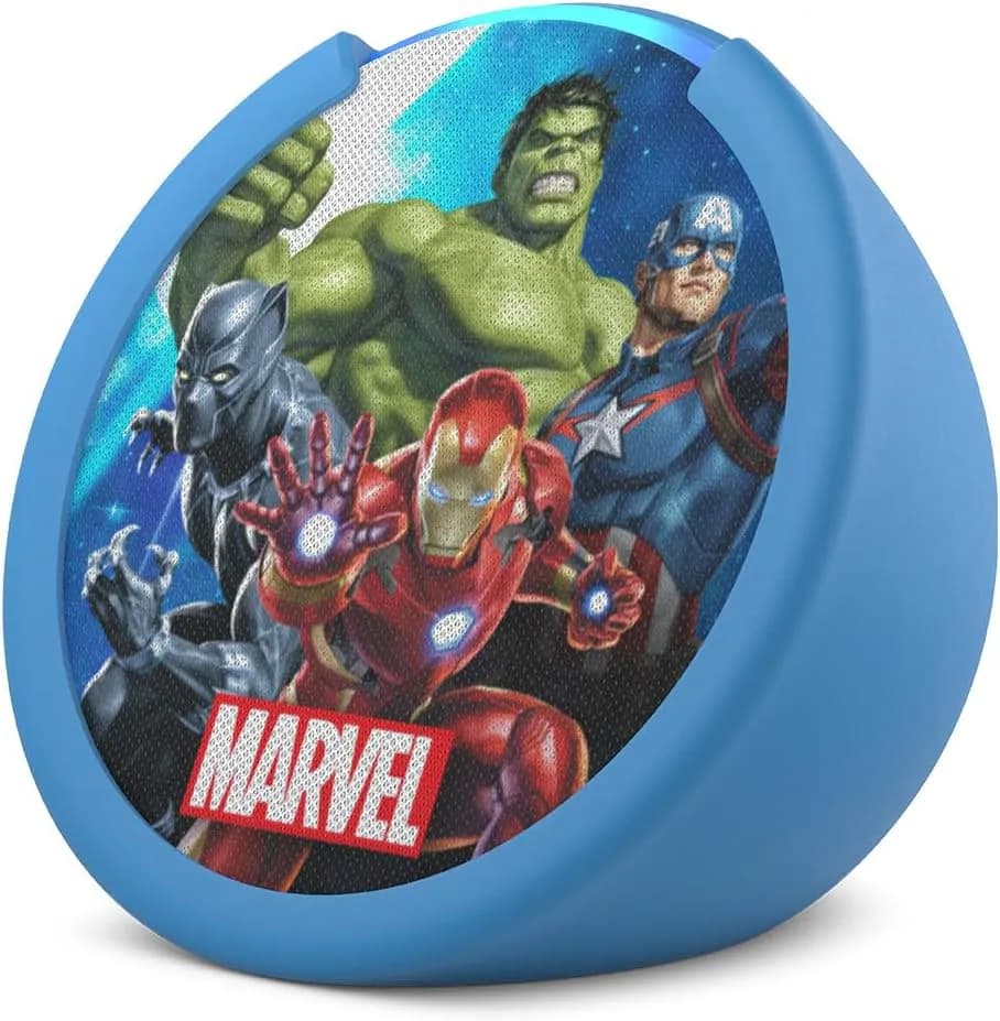 Amazon Echo Pop Kids Avengers Edition Smart Speaker