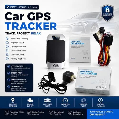 Tramigo Car Charger GPS Tracker Real-Time Vehicle Tracking Device