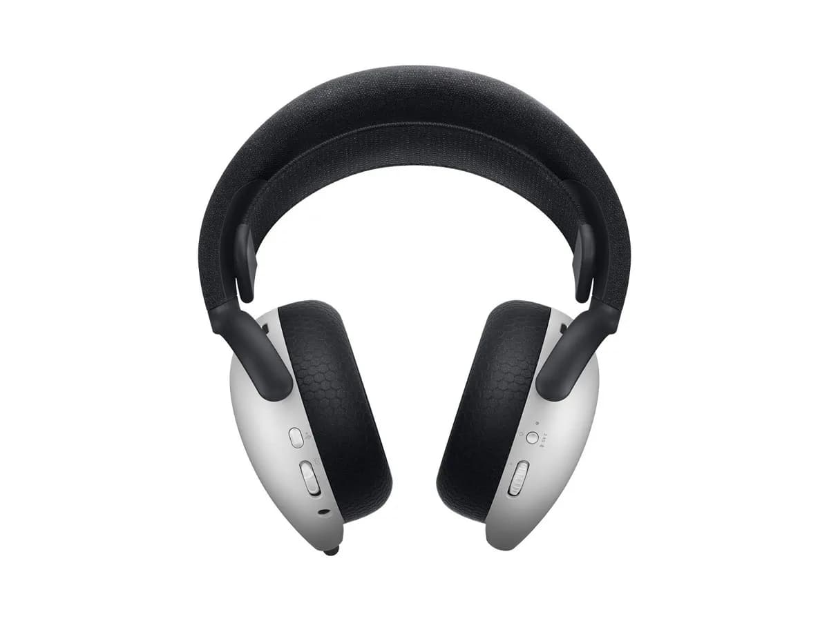 Alienware Tri-mode Wireless Gaming Headset Aw725h - Wired/wireless, Bluetooth 5.3 - Lunar Light