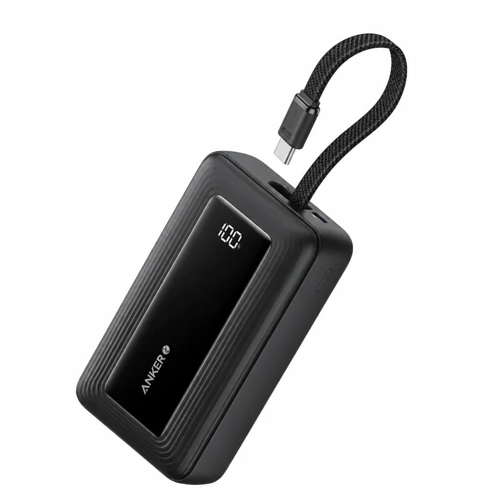 Anker Zolo Power Bank 20000mAh 30W Built-In USB-C Cable