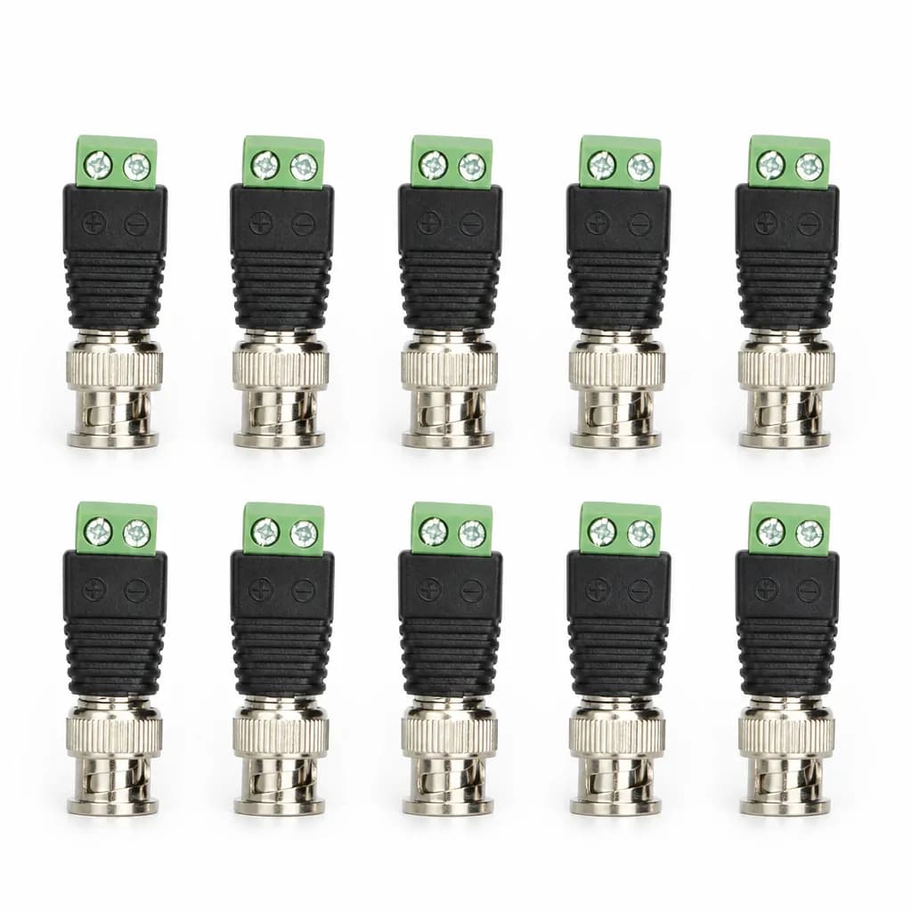 CCTV BNC Video Balun - 10 Pieces