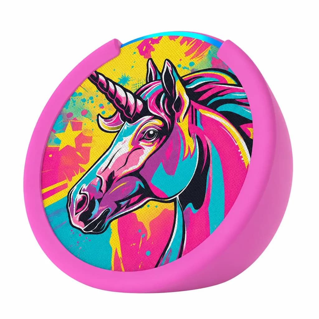 Amazon Echo Pop Kids Unicorn Design Smart Speaker