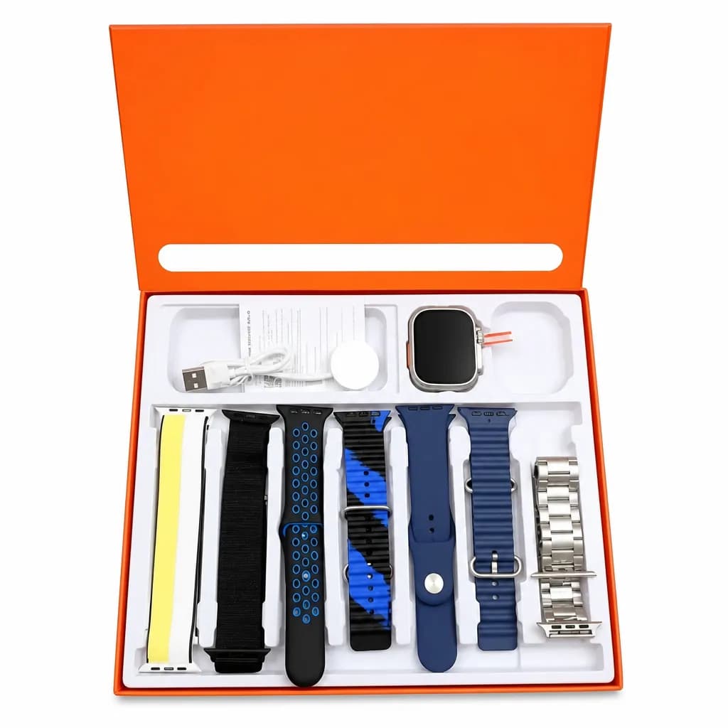 Ultra Classy New Ultra 7 In 1 Straps Smartwatch