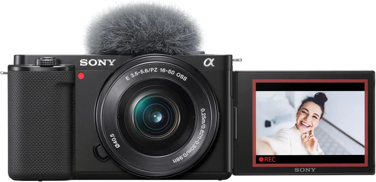 Sony Alpha Zv-e10 - Aps-c Interchangeable Lens Mirrorless Vlog Camera - Black