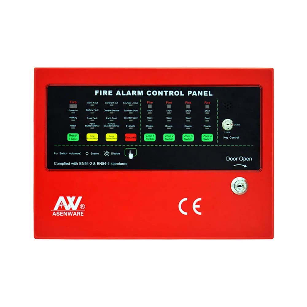 Asenware Wired Fire Alarm Panel 8 Zone