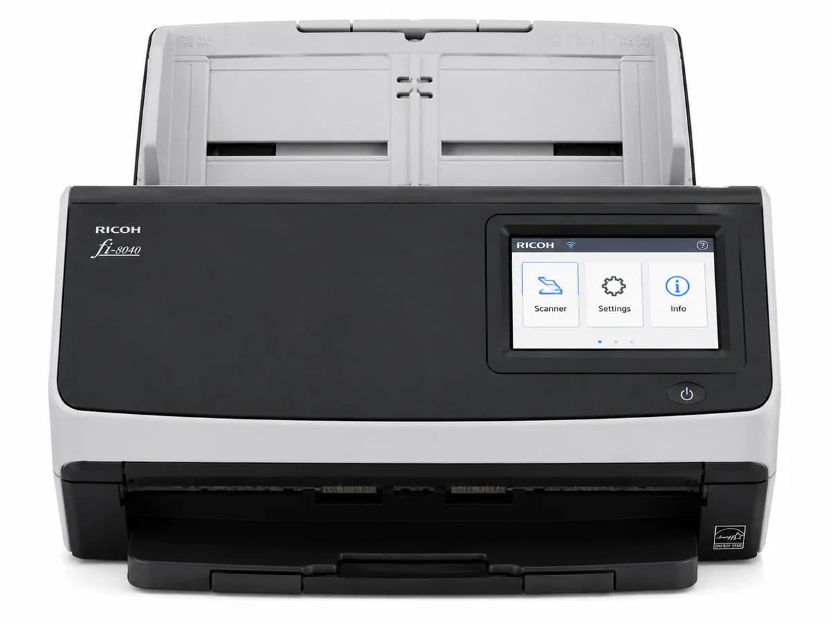 Ricoh FI 8040 A4 Document Scanner 40 ppm Usb Lan Touch Panel