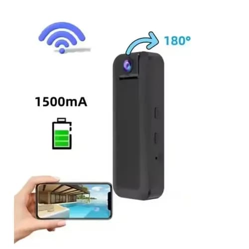 Mini Smart Clip-on Wifi Cb77w Camera Wireless Body Cam Night Vision Mobile App Support For security.