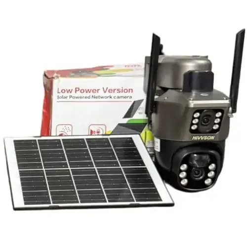 Outdoor 4g Lte Solar Security Camera Wireless Ptz Dual lens Smart Cam With Motion Detection