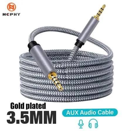 3.5mm Male To Male Aux Cable - 20m