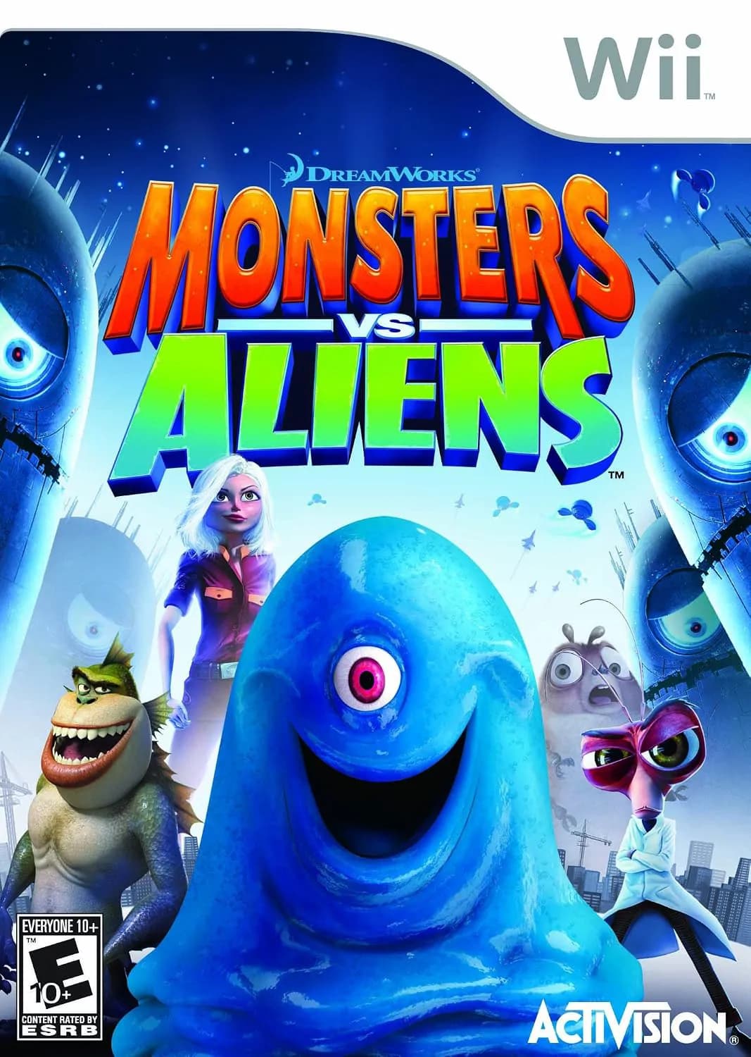 Monsters Vs. Aliens Nintendo Wii Action Adventure Pal