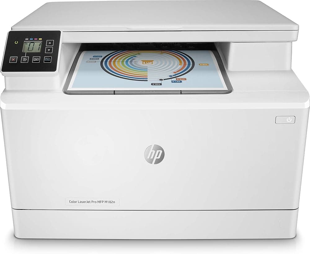 HP Color LaserJet Pro MFP M182n Printer (7KW54A)