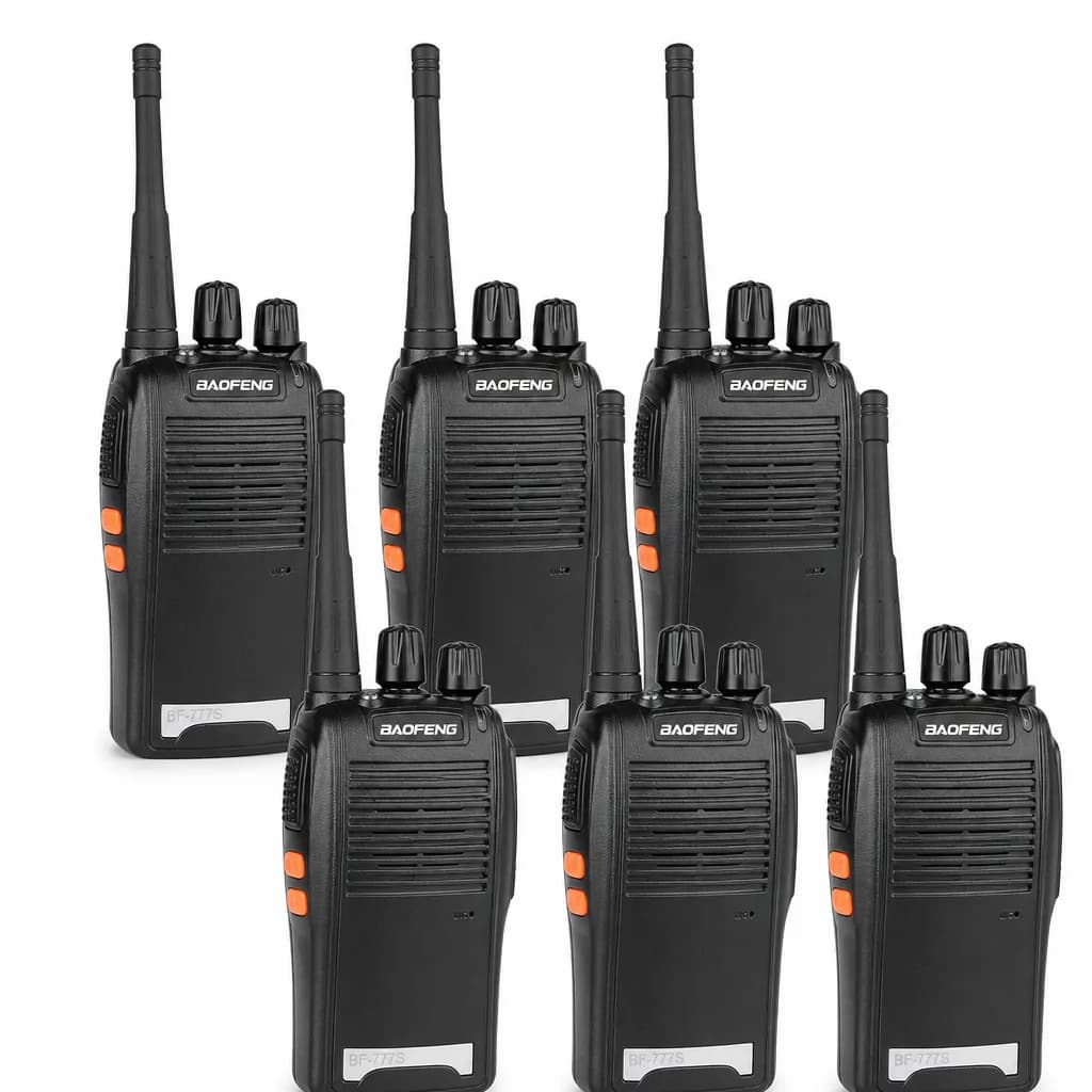 Baofeng BF-777S Walkie Talkie Two-Way Radio – 6 Pieces