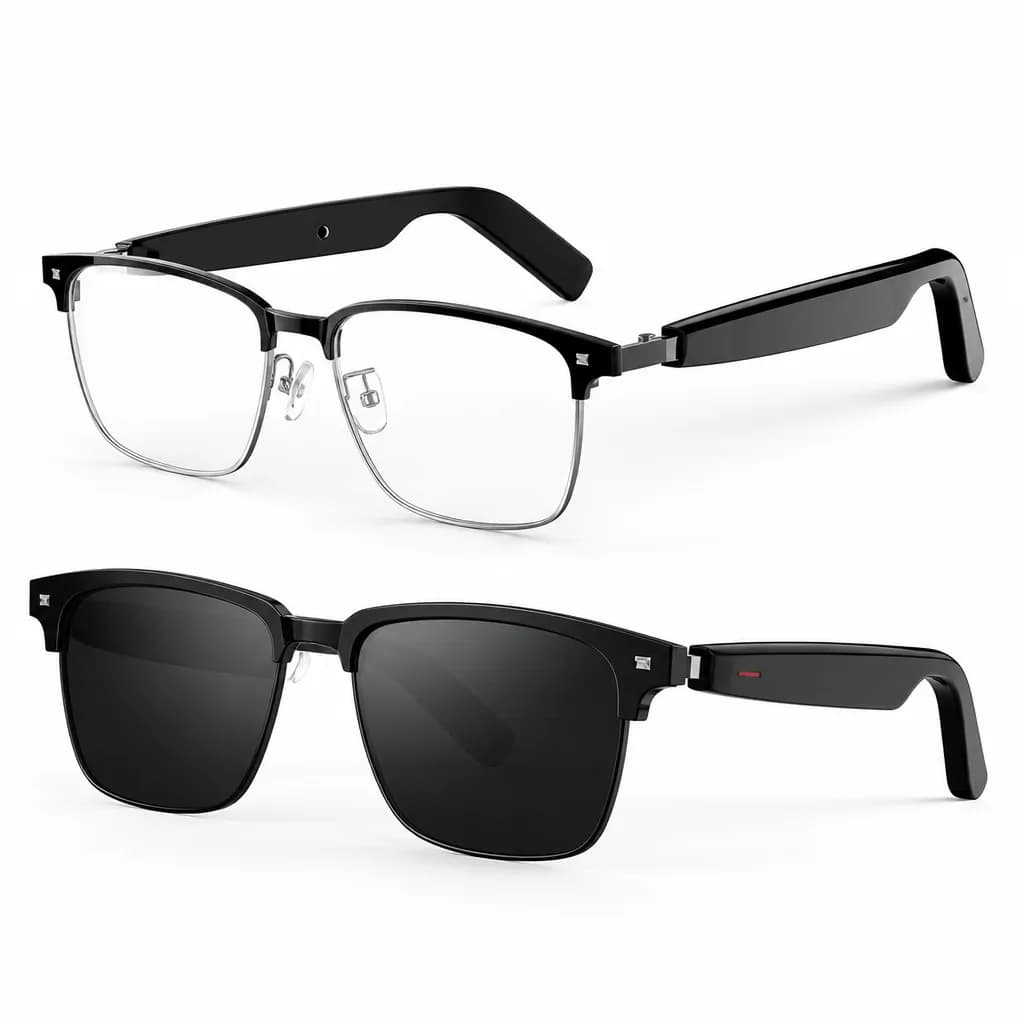 2 In 1 Smart Bluetooth Glasses