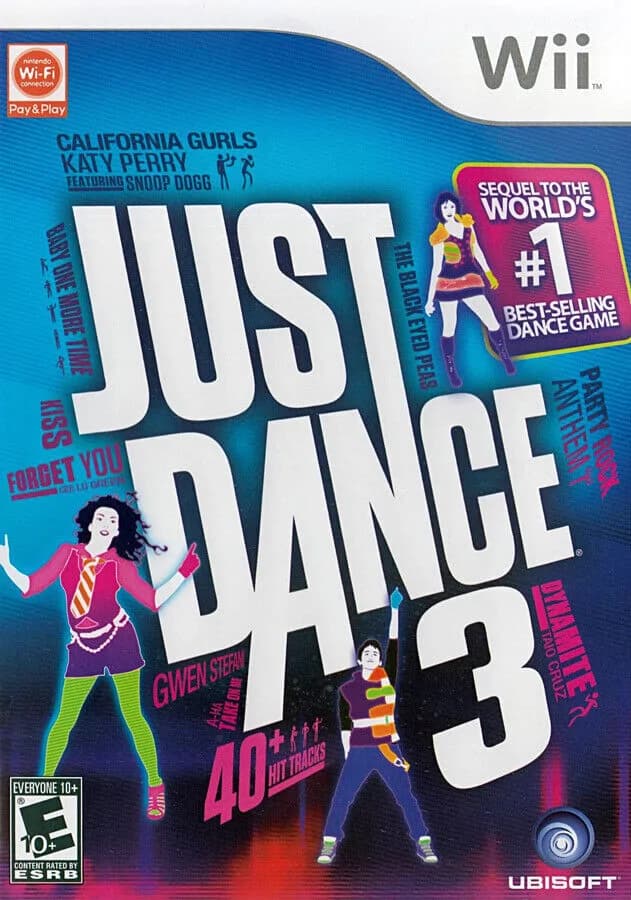 Just Dance 3 Nintendo Wii Music Rhythm Dance Game Pal