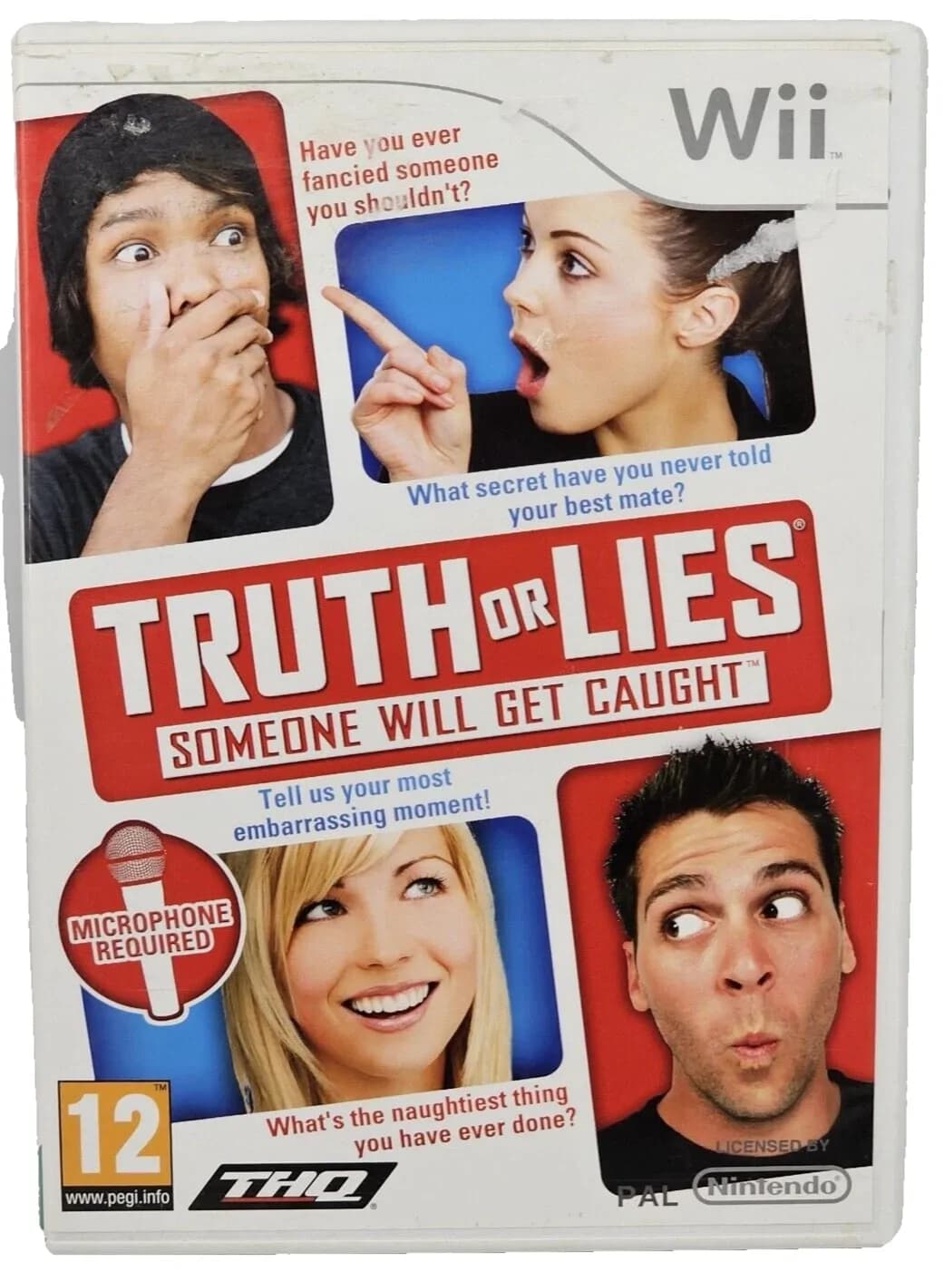 Nintendo Truth Or Lies : Someone Will Get Caught - Wii Game ( Pal )