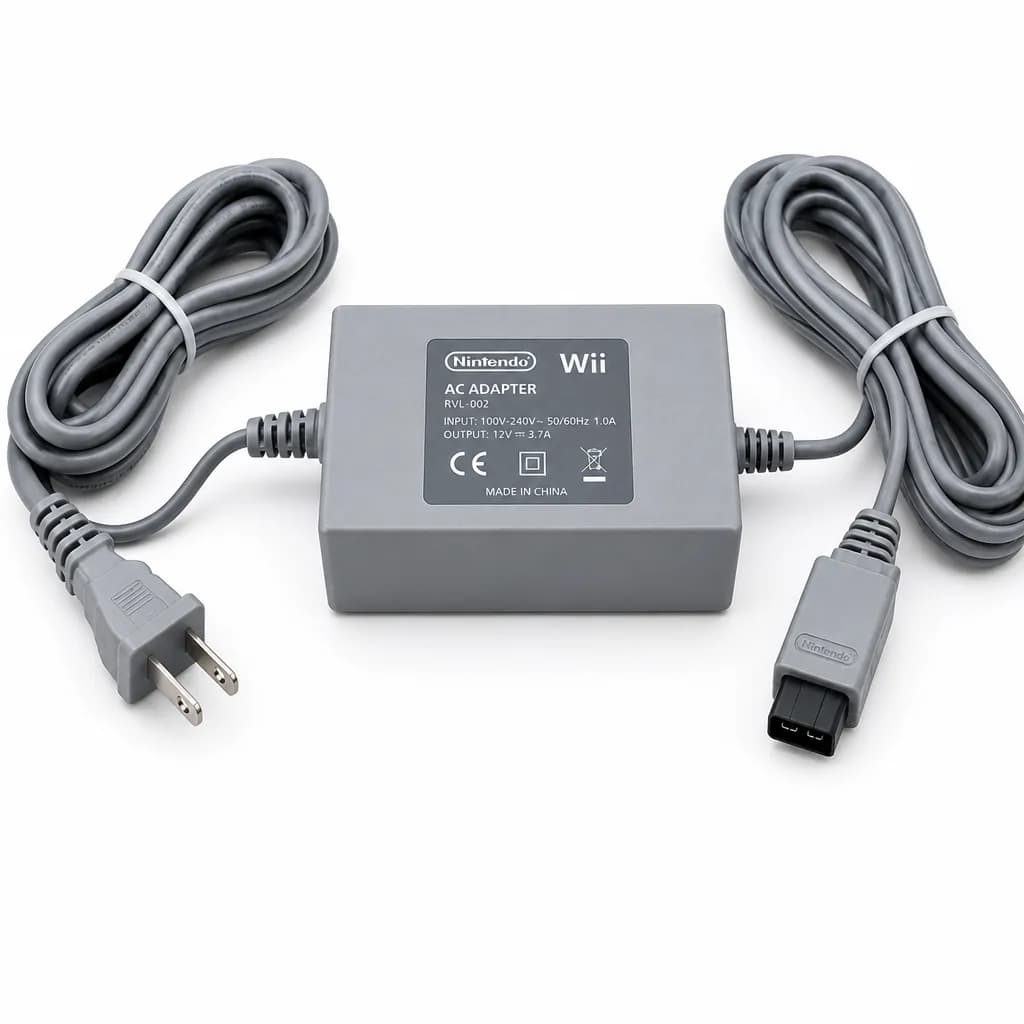 Nintendo Wii Replacement Power Supply AC Adapter