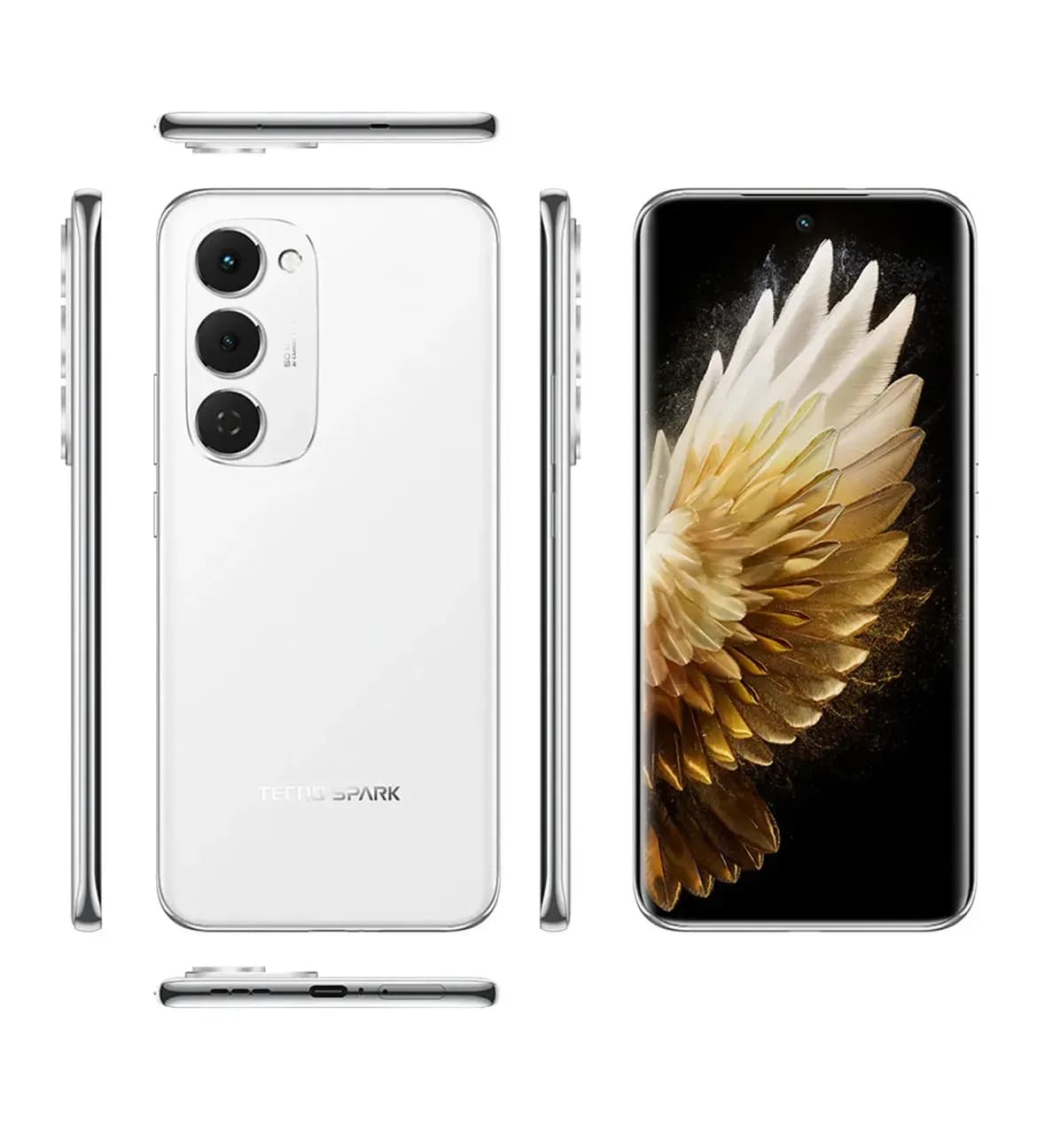 Tecno Spark 40 pro plus 4GB Ram 128GB Rom 6.78" Android 15, 5200mAh
