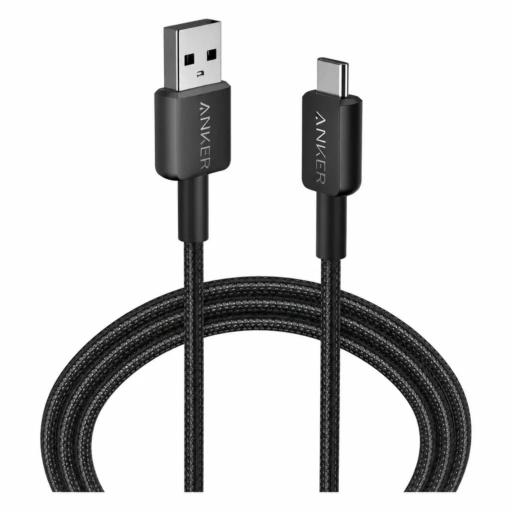 Anker 322 USB-A to USB-C Braided Cable 3ft Black