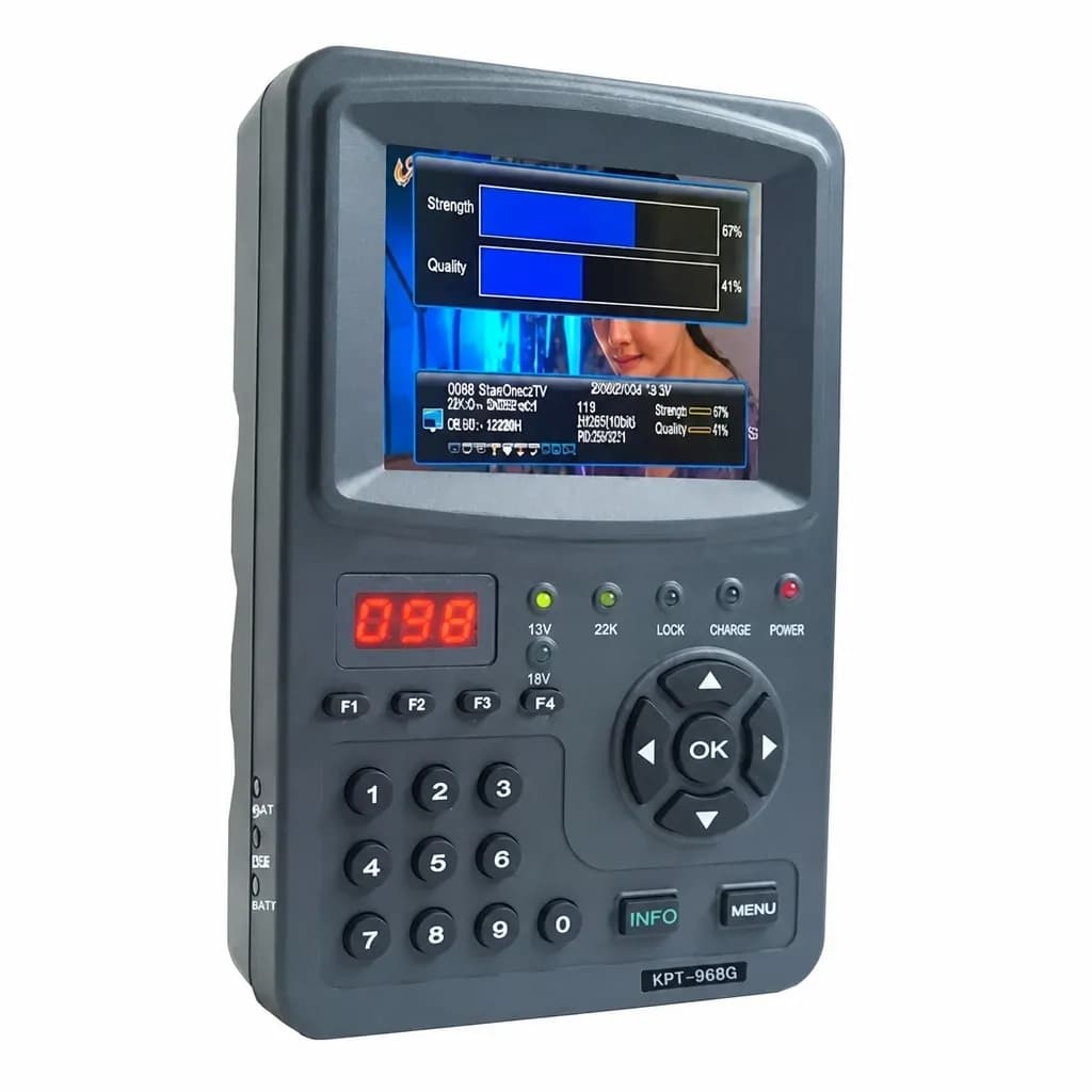 Unic Handheld Satellite Finder & CCTV Camera Monitor