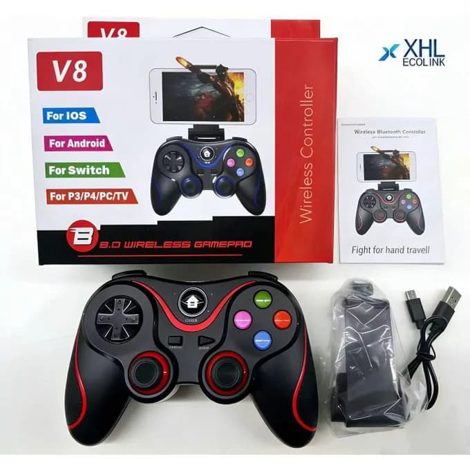 Wireless Gaming Control Pad V8