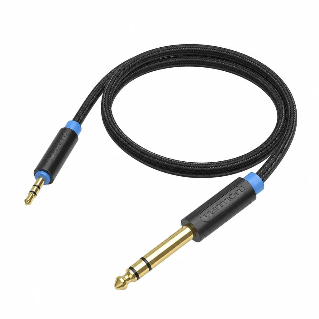 3.5mm To 6.5mm Male To Male Stereo Audio Cable