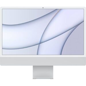 Apple 24 iMac with M1 Chip Mid 2021 Silver 1 1