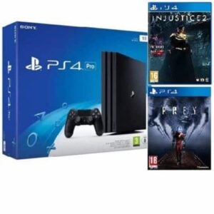 PS4 PRO 1TB with 2 Games Injustice 2 Prey 1