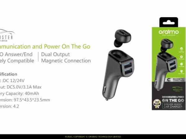 Oraimo Roadster OCM-BH10 2-in-1 wireless headset