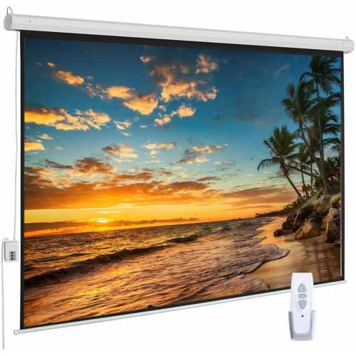 Remote Motorized Projector Screen