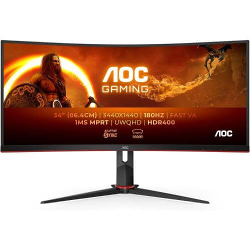 AOC Cu34g2xp 34inch Wqhd