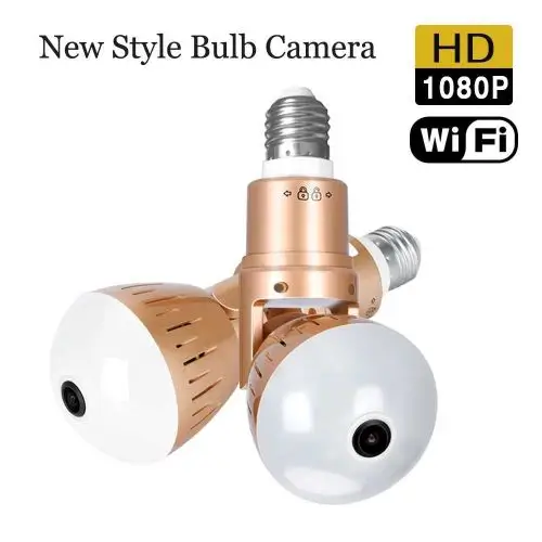 Bulb IP Camera 1080 CCTV 360 Degree Wireless L 1 1