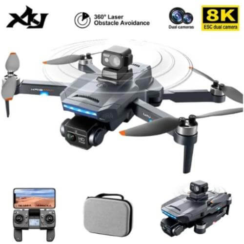 GPS Foldable Drone with 2 Batteries 1.5km Range