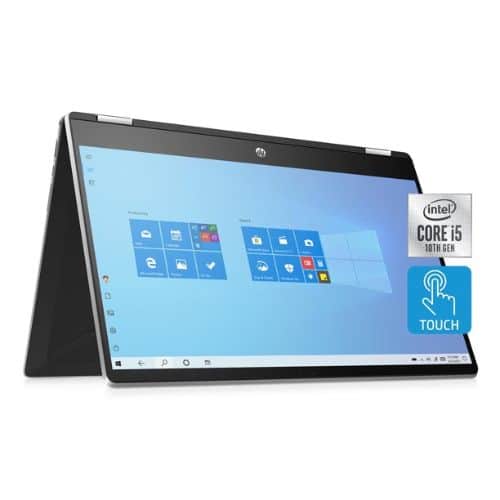 HP Pavilion x360 15.6 HD Touchscreen 2 in 1 Laptop 15 dq1071cl 10th Gen Intel Core i5 10210U 8GB Memory 512 GB SSD