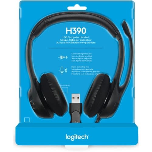 Logitech USB Headset H390 with mic