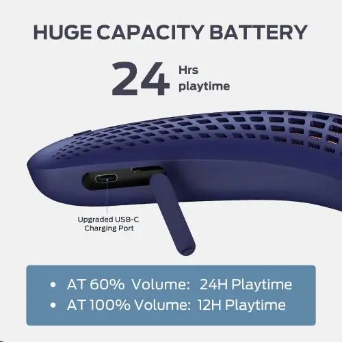 Wireless Neckband Speaker Rb M42 1