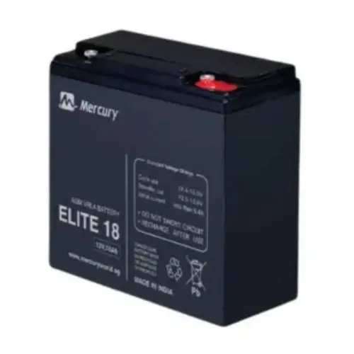 mercury elite 18ah 12v ups