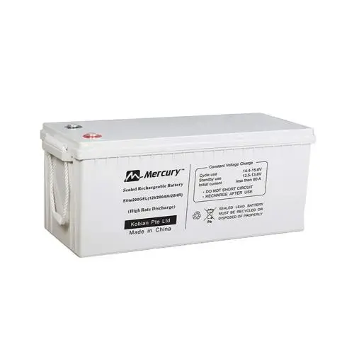 mercury elite gel battery 200ah12v vrla battery 1