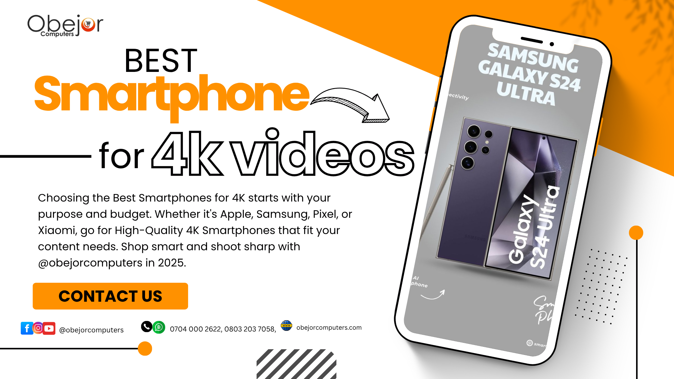 Best Smartphones for 4K Video Recording in 2025