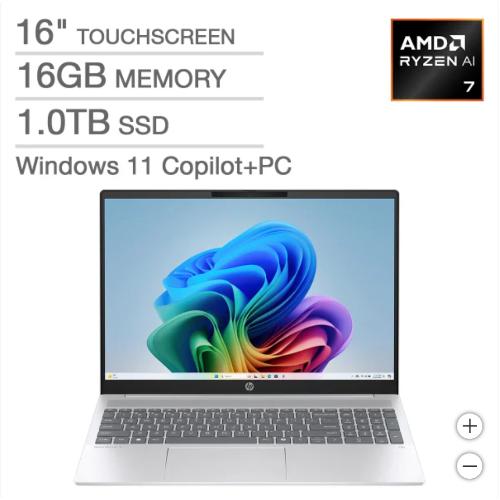 HP OmniBook 5 NGAI 16 AG1175cl AMD Ryzen AI 7 1TB SSD 16GB Ram