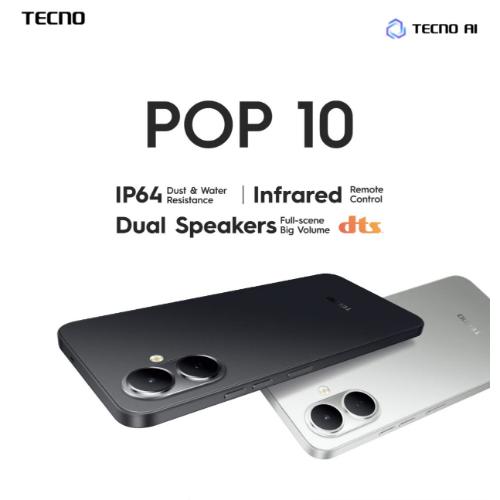 Tecno Pop 10 KM4 3gb Ram