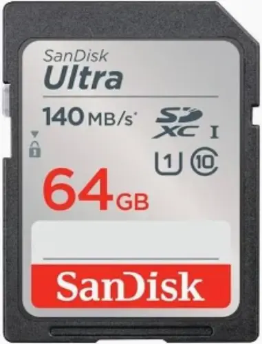 SanDisk Ultra 64GB 140MB/s Memory Card